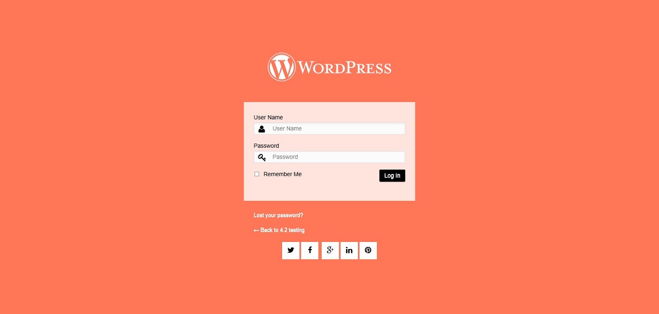 personalizar el inicio de sesión en WordPress