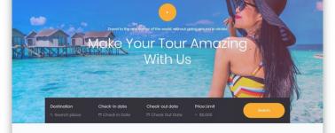 crear un sitio web para una agencia de turismo 
